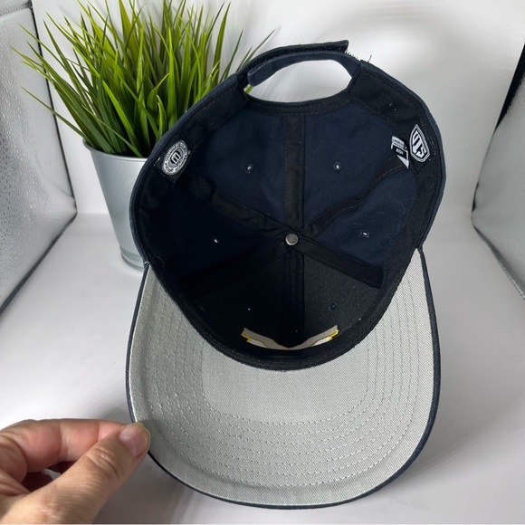 Michigan Wolverines Kids Adjustable Cap Navy Blue with Yellow Embroidered M - Picture 7 of 8